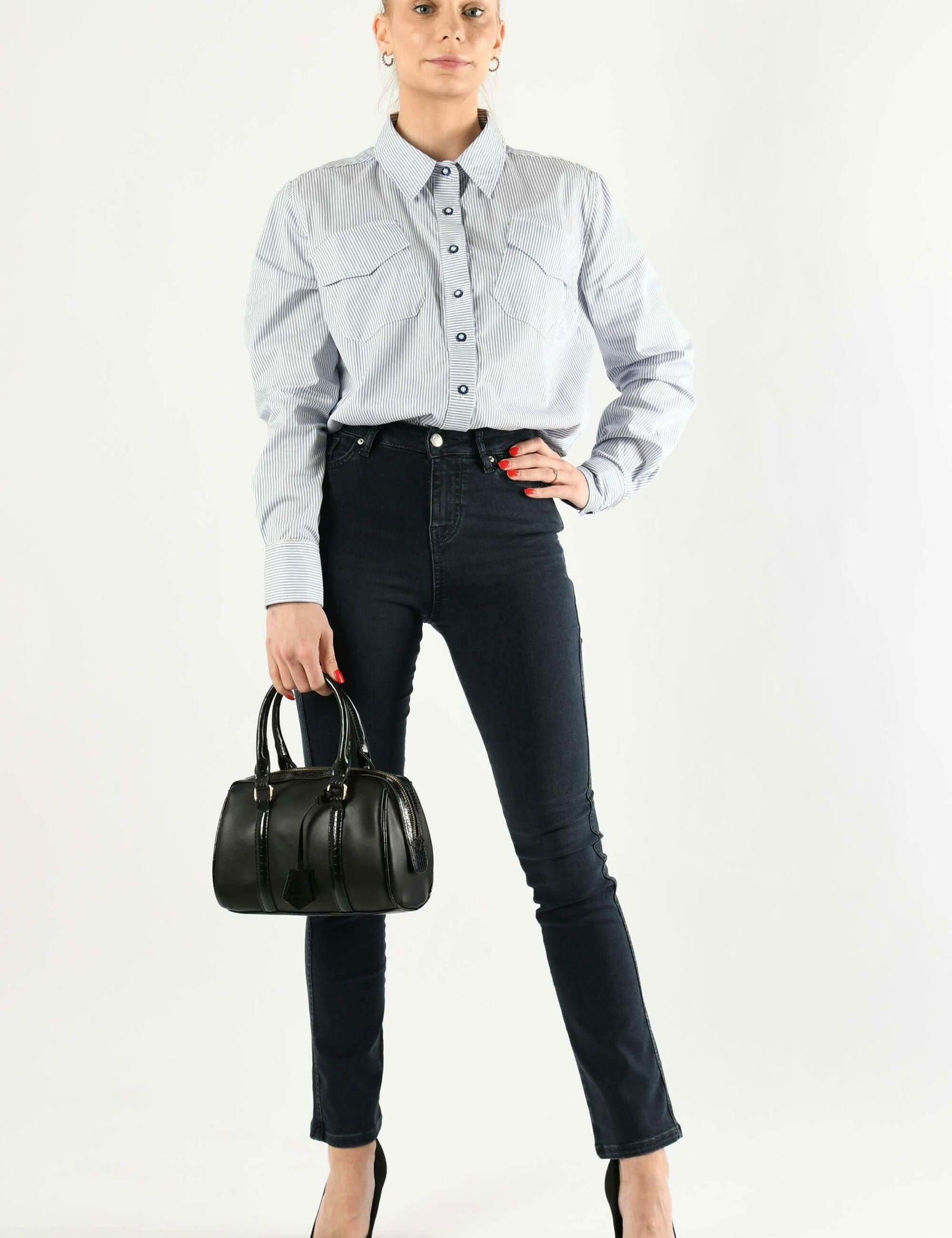 DALIDA modna elegancko sportowa koszula damska - LADY-ANNE