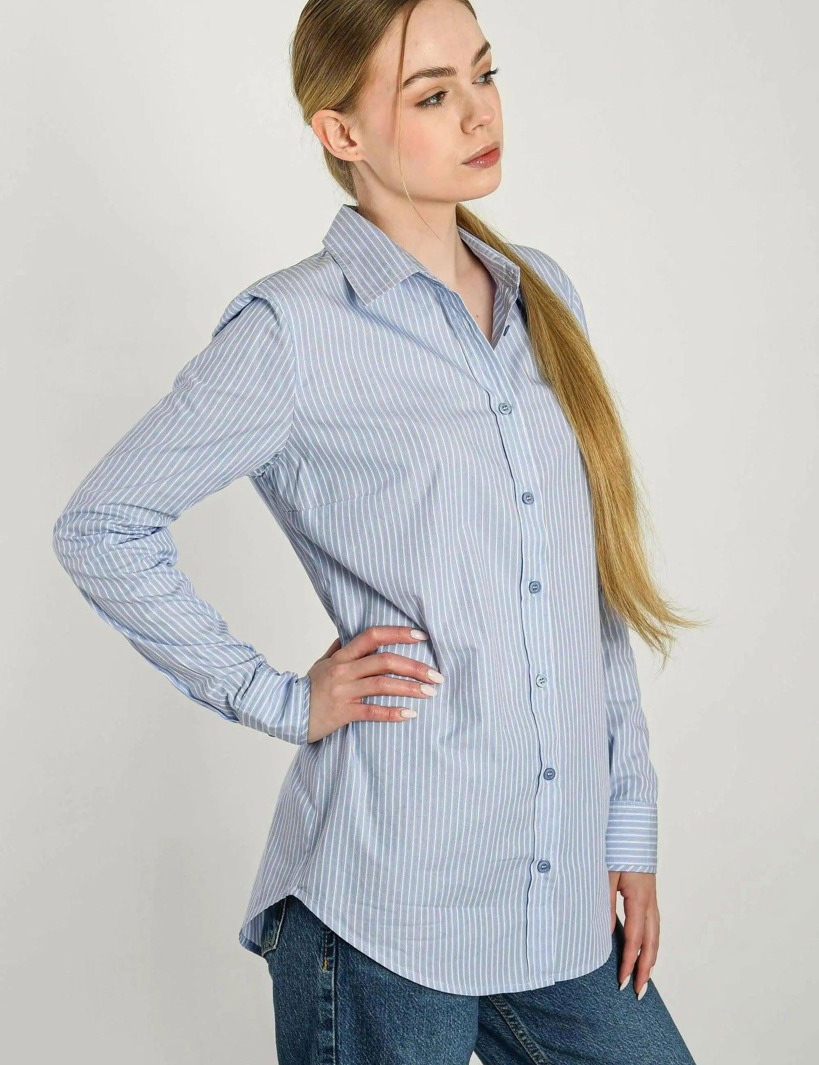 Fiena slim fit buisness damska koszula - LADY-ANNE