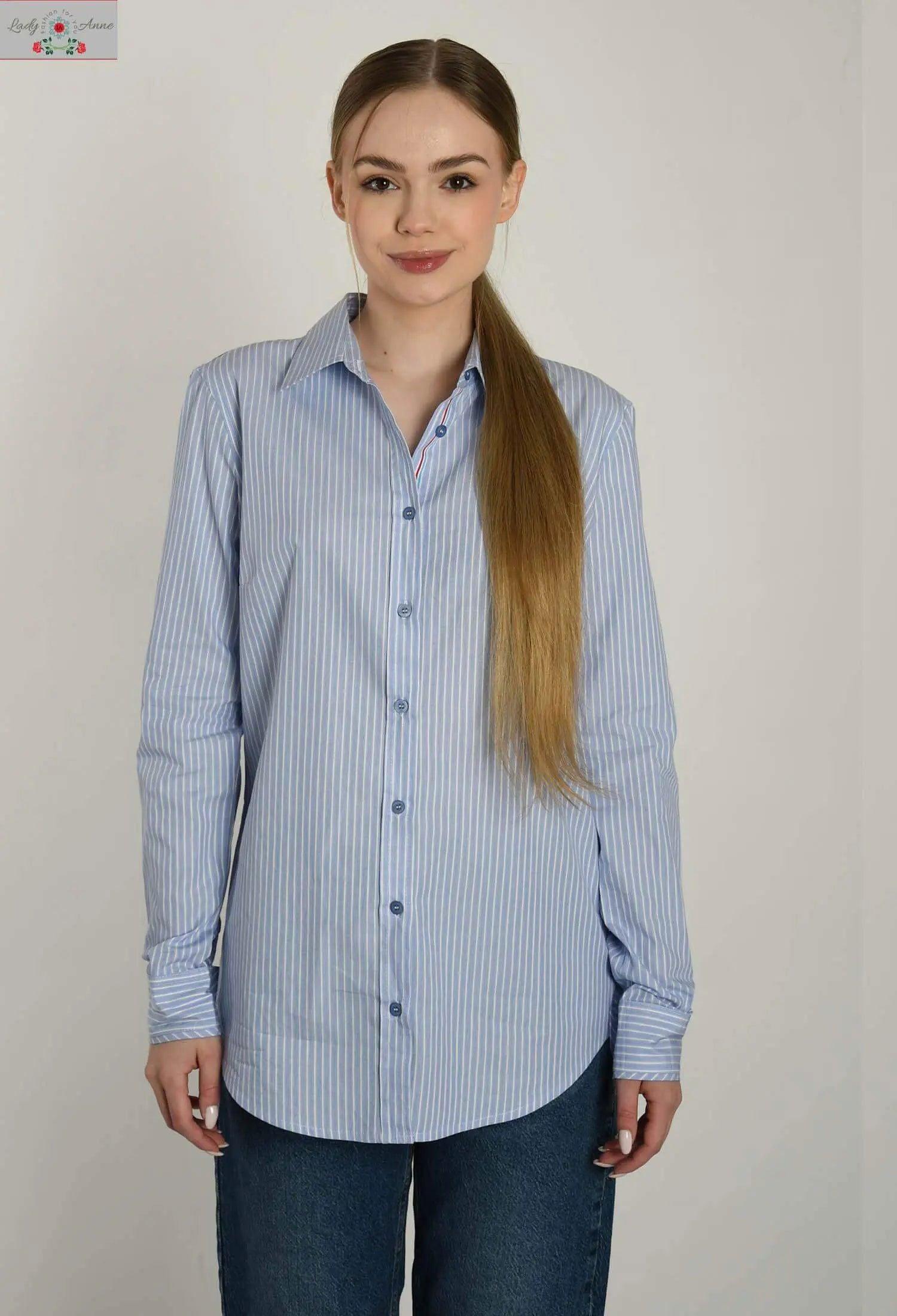 Fiena slim fit buisness damska koszula - LADY-ANNE