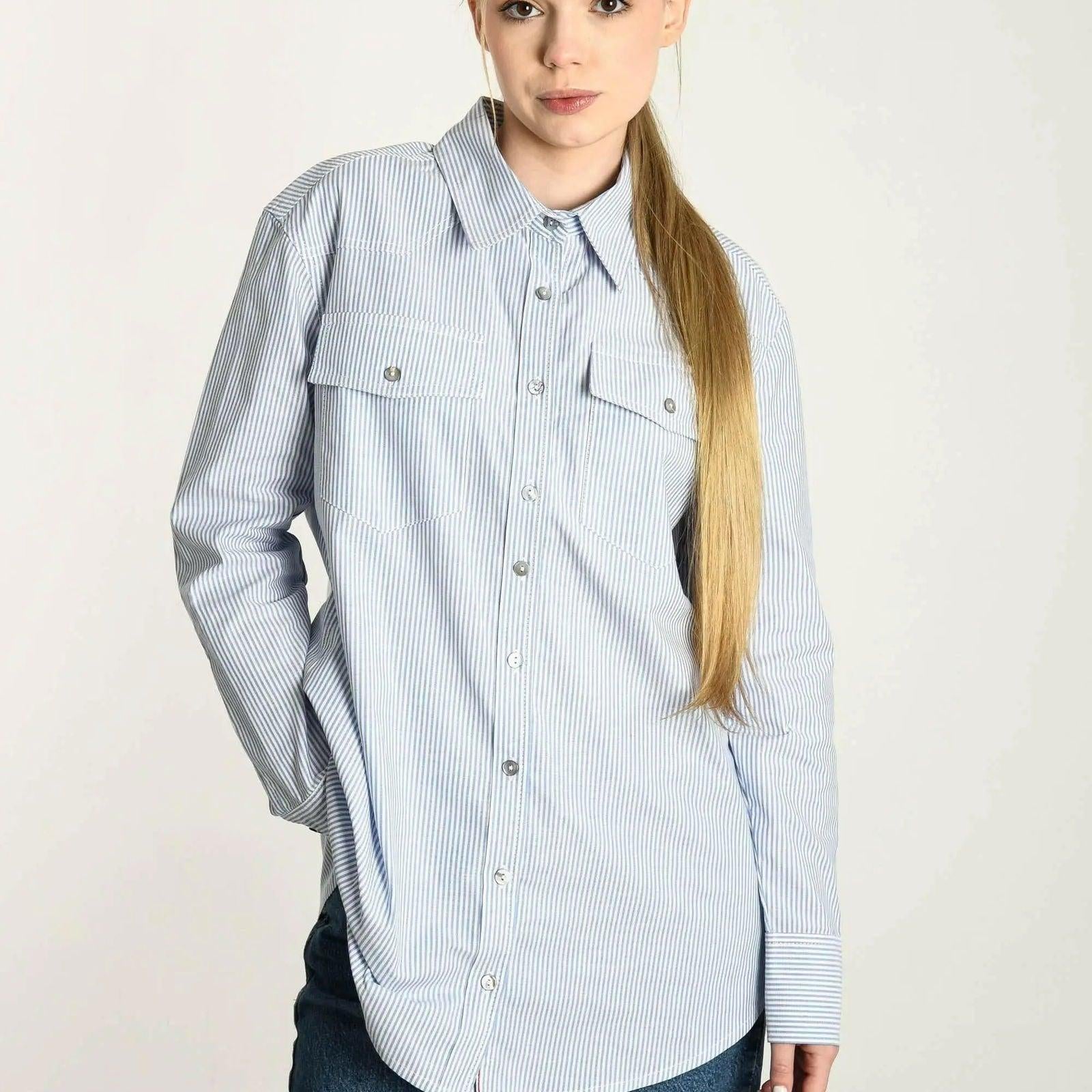 Lorenza sportowa koszula damska - LADY-ANNE