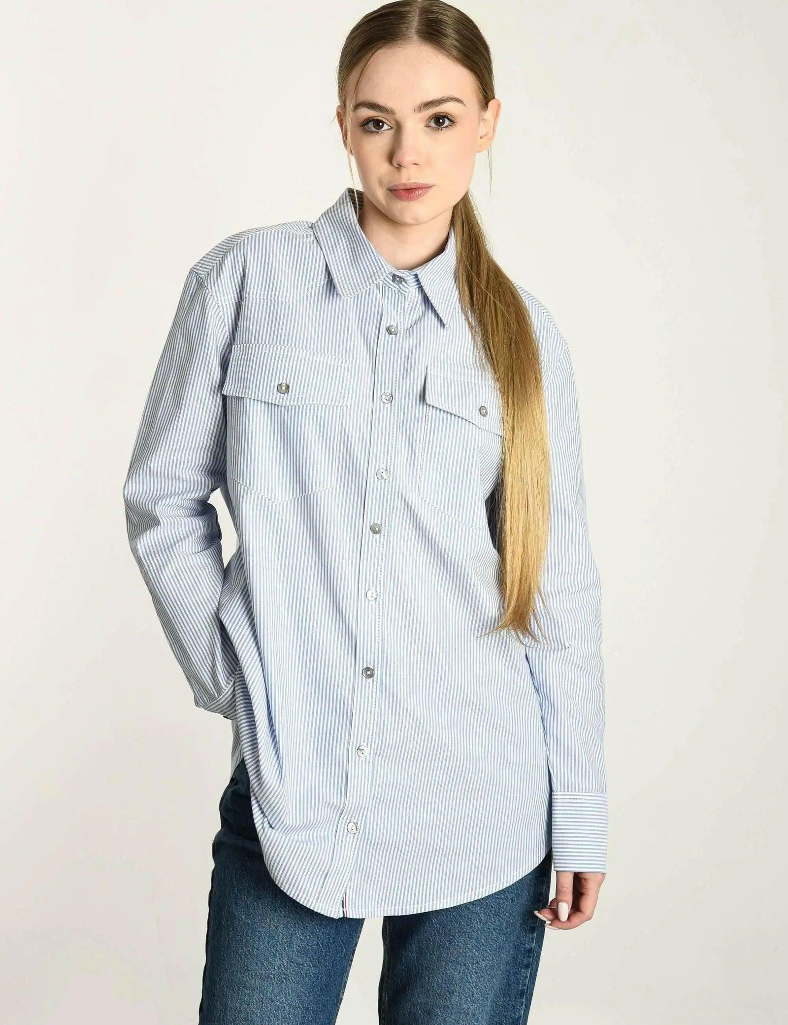 Lorenza sportowa koszula damska - LADY-ANNE