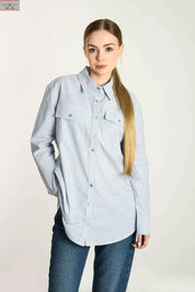 Lorenza sportowa koszula damska - LADY-ANNE