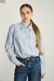 Lorenza sportowa koszula damska - LADY-ANNE