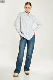 Paula Luźne oversize koszule damskie dzień i od święta - LADY-ANNE