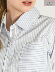 Paula Luźne oversize koszule damskie dzień i od święta - LADY-ANNE