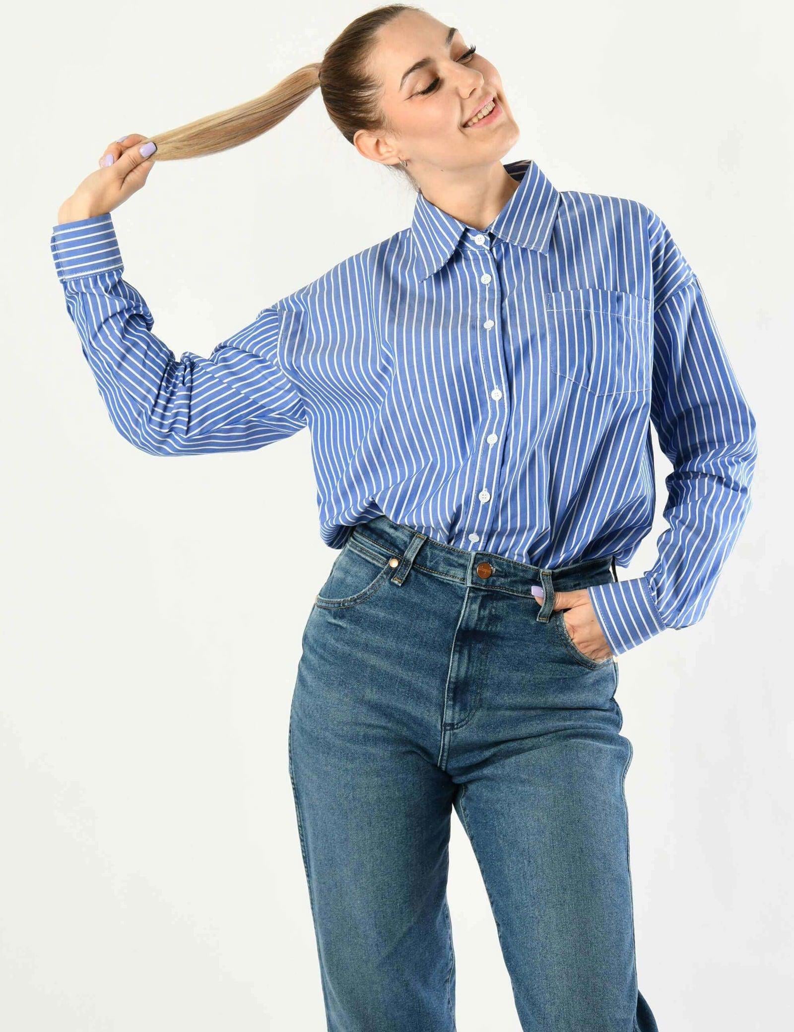 Rosetta sportowa casualowa koszula damska - LADY-ANNE