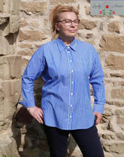 Rosette luzna elegancka buisness koszula damska - LADY-ANNE