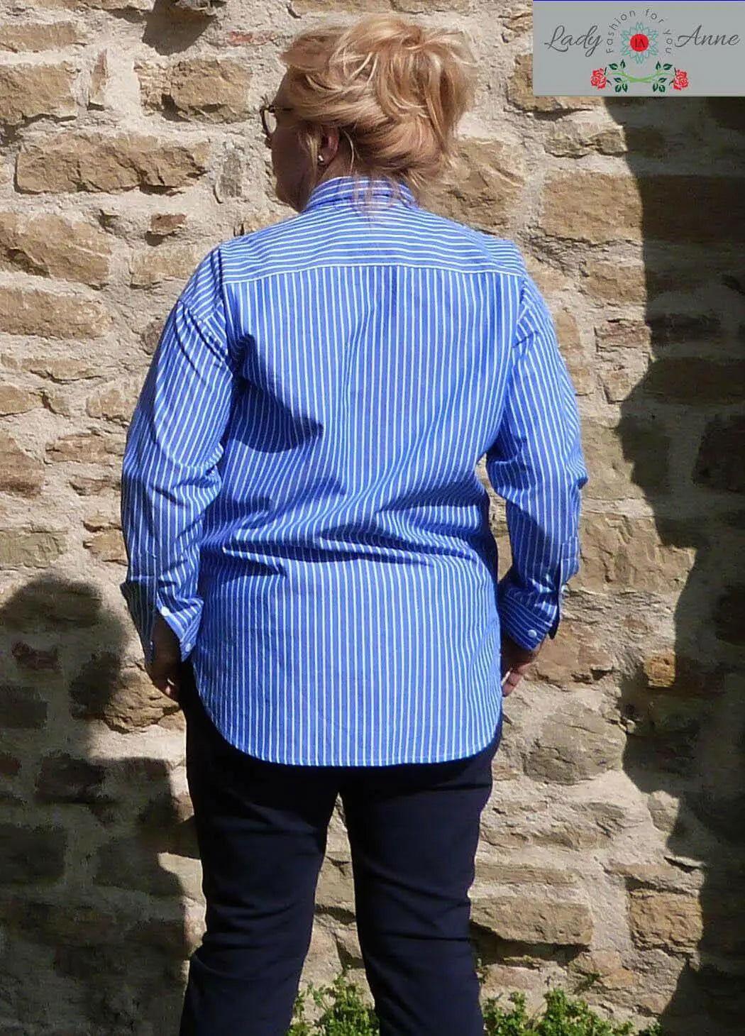 Rosette luzna elegancka buisness koszula damska - LADY-ANNE