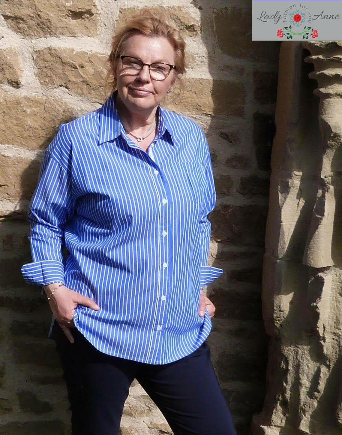 Rosette luzna elegancka buisness koszula damska - LADY-ANNE