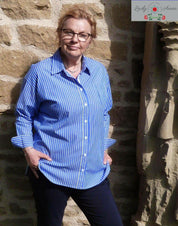 Rosette luzna elegancka buisness koszula damska - LADY-ANNE