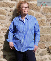 Rosette luzna elegancka buisness koszula damska - LADY-ANNE