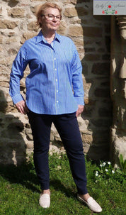 Rosette luzna elegancka buisness koszula damska - LADY-ANNE