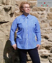 Rosette luzna elegancka buisness koszula damska - LADY-ANNE