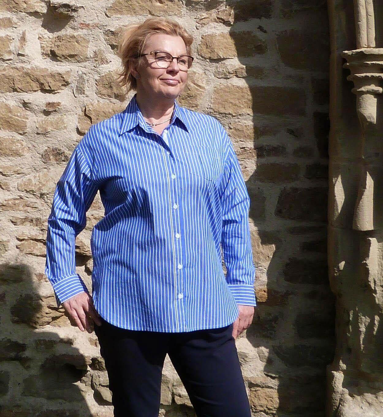 Rosette luzna elegancka buisness koszula damska - LADY-ANNE