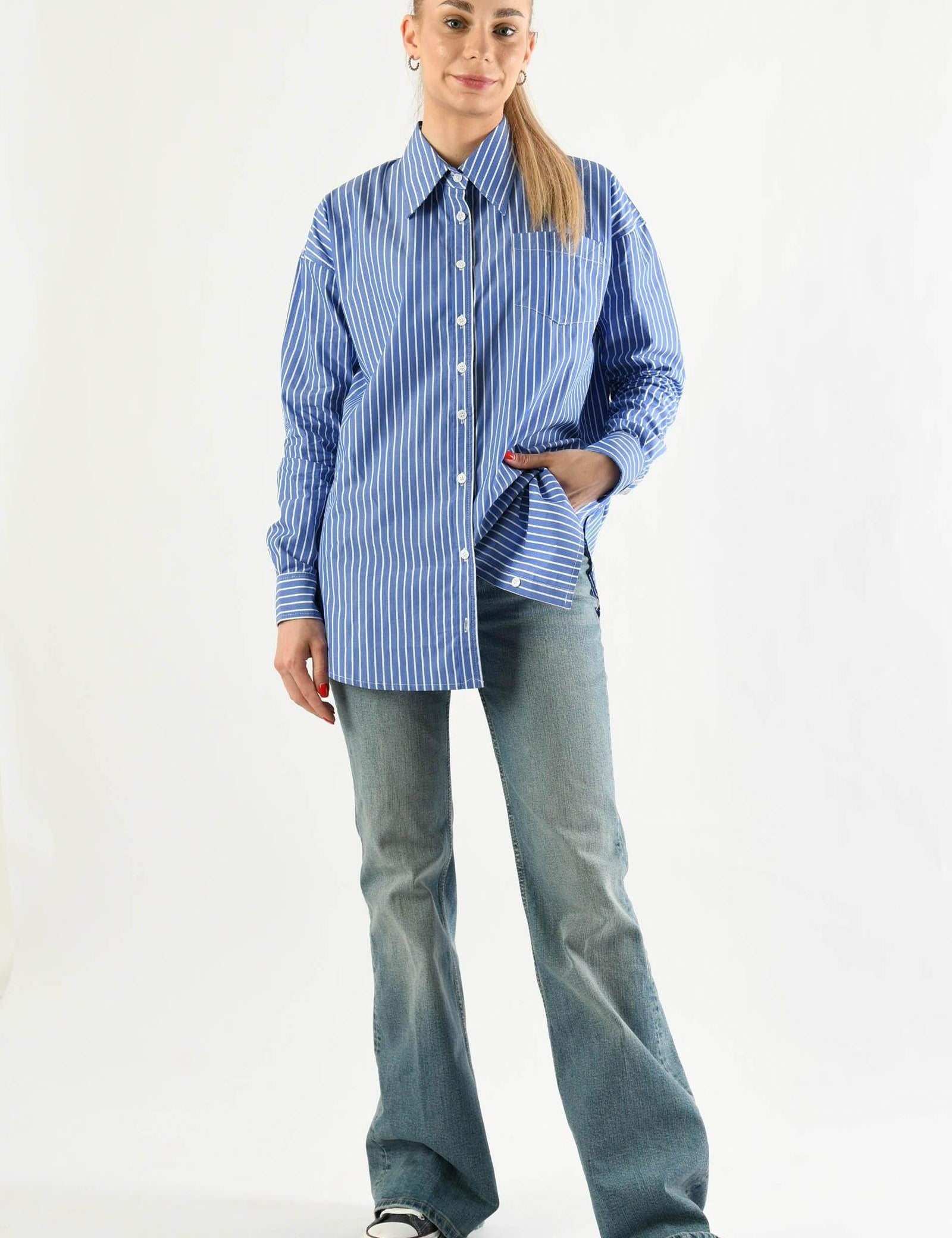 Rosette luźna koszula oversize zwiewna Damska koszula - LADY-ANNE