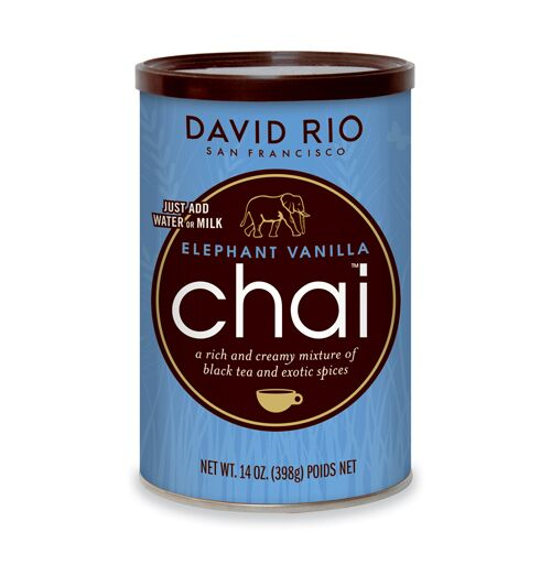 Herbata Chai instant w proszku napój David Rio | Elephant Vanilla 398g